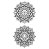 Tatuagem Adesiva Totem de Flor Mandala Herbal para Homens e Mulheres Impermeável Duradoura Suco Tatuagem de Mão Sexy de Nicho para Mulheres