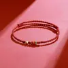 Pulsera de Hilo Rojo Pez Koi Año del Dragón, Pulsera de Hilo Rojo para Mujeres en su Año Zodiacal, Pulsera Tejida de Hilo Rojo Regalo, Pulsera de Pareja
