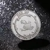 Spot atacado moeda da fada do dente infantil troca de dente moeda comemorativa moeda de dente de leite comércio exterior fada do dente moeda de ouro e prata medalha comemorativa