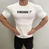 Gimnasio Estilo Americano Verano Nuevo Camiseta Ajustada para Hombre Pantalón Jogger Deportivo Fitness Running Entrenamiento Camiseta de Manga Corta de Secado Rápido