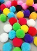Bola de lana de polipropileno de 5 cm de color grande, varios colores, hecha a mano, para niños, guardería, bricolaje, pompón de huevo.