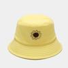 Estilo Coreano Nueva Aplicación de Flor de Girasol Sombrero de Pescador para Mujer Tendencia Estilo Japonés Estilo Fresco Sombrero de Cubo Estudiante Plegable Sombrero para el Sol