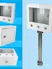 Caja de Instalación de Pantalla Táctil Plana, Caja de Control, Soporte Protector, Xinjie, Weilun Caja de Hierro 10 pulgadas 7 pulgadas