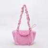 Bolsa de Felpa Transfronteriza para Mujer, Nueva Bolsa de Hombro Cruzada de Felpa de Alta Calidad para el Trabajo, Bolso de Felpa Versátil de Nicho para la Axila