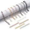 Colar que Preserva a Cor, Pulseira, Brincos, Corrente Extensora, Corrente de Cauda, Corrente Extensora, Corrente de Ajuste, DIY de Joias Acessórios de Joias Material
