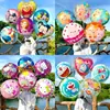 Globos grandes de papel de aluminio de 18 pulgadas con forma linda de dibujos animados para niños, pequeños regalos promocionales para microempresas, varias mezclas disponibles