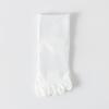 Calcetines de algodón de cinco dedos para primavera y verano, antibacterianos, desodorantes, para hombre, de tubo medio, absorbentes del sudor, transpirables, de color sólido, cortos, sin hueso