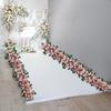 Nuevo Arreglo Floral de Boda de 1m de Largo Escena de Bosque para Mesa Boda Flor Artificial Flor Artificial Guía de Camino Arco
