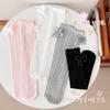 Medias para niños Primavera y Otoño Medias hasta la pantorrilla con lazo estilo princesa para mujer Estudiantes Niñas Medias para niños medianos y grandes