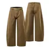 Pantalones Casuales de Corte Curvo Grande para Hombre, Estilo Unisex, Marca de Moda, Cómodos y a la Moda, Algodón de Peso Pesado, Otoño/Invierno 2026