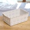 Cesta de Drenaje Engrosada Cesta de Almacenamiento Rectangular Cesta de Plástico para Clasificar Cesta Cuadrada Cesta con Recortes para Lavar Verduras Colador Cuadrado Cesta de Drenaje de Plástico