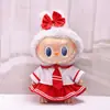 Solo ropa] Ropa de muñeca de peluche de vinilo labubu de 38 cm para labubu traje casual sombrero de muñeca