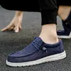 Zapatos Casuales de Moda Europeos y Americanos de Talla Grande Transfronterizos Mocasines Slip-On Zapatos de Tela para Navegar Zapatos Perezosos Zapatos de Moda para Hombre