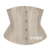 Exportado a Europa y Estados Unidos sello de cintura corsé fuerte ropa exterior corta patrón de bordado 4 hebillas cinturón abdominal corsé palaciego top