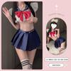 Uniforme JK Sexy Celebridad de Internet Estilo Universitario Cuello Marino Falda Ultra Corta Falda Plisada Japonesa Traje de Marinero de Alto Valor Set