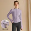 Ropa deportiva, Ropa de yoga, Chaqueta, Ajuste ceñido para mujer, Secado rápido, Top deportivo para correr, fitness, pilates, Ropa de ciclismo