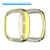 Capa Protetora de Diamante Brilhante de Duas Fileiras Nova para Smartwatch Fitbit Versa3/Sense