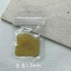Bolsa Pequena Transfronteiriça para Nail Art Bolinha de Aço Joia para Unha Bola de Aço Esférica Bola Dourada Nail Art Versátil Bola de Prata Mini Pequena Bola de Aço Redonda