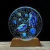 Luz Noturna Céu Estrelado Sonhador Lâmpada de Quarto Atmosfera Presente de Aniversário para Crianças Menina 2025 Menino Luz Noturna 3D