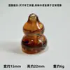 Contas de Vidro Feitas à Mão em Forma de Cabaça, Vaso com Contas, Acessórios Transparentes com Contas, Pulseira de Contas, Pingente, Artesanato em Vidro de Zibo, Vestuário