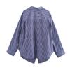Comercio Exterior Transfronterizo Ropa de Mujer Estilo Europeo y Americano Holgada Relajada Ropa de Abrigo Manga de Murciélago Camisa de Popelina Abrigo 2020458