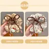 Diadema de Gato Kt para Niñas Scrunchie Cuadros Retro para Moño de Niña Cuerda para el Cabello Bebé Banda de Goma de Alta Elasticidad Hecho a Medida
