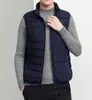 Nuevas chaquetas acolchadas de algodón para otoño e invierno para hombres y mujeres, chalecos de algodón rellenos de plumón, chalecos de cuello alto, ropa de trabajo cálida y opciones de logo personalizadas