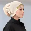 Gorra de Moda de Venta Caliente con Pedrería Personalizada, Color Sólido, Gorra Base Simple y Versátil, Pañuelo para la Cabeza con Pedrería Brillante, En Stock