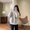 Camiseta de alta calidad, cálida y delgada, lavable a máquina, 90% plumón de ganso blanco, forro polar, cuello redondo, para hombre y mujer, Invierno 2024 E1219T
