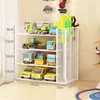 Estante de almacenamiento para coches de juguete, estante de estacionamiento para coches de juguete para niños, modelo de pistola de agua, soporte de exhibición para bloques de construcción
