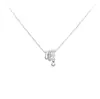 En Stock Venta Directa de Fábrica Collar Geométrico de Perlas para Mujer, Cadena para Clavícula de Lujo Ligero, Cadena Versátil de Moda de Gama Alta para Suéter