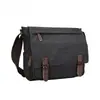 Suministrado Directamente del Fabricante a Amazon, Bolso Cruzado de Moda para Hombre Estilo Coreano, Bolso Bandolera para Estudiante para Computadora de un Solo Hombro, Bolso Mensajero de Lona Unisex