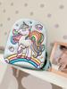 Mochila infantil con dibujos animados en 3D, moderna, para guardería, con diseño de unicornio de EVA y cáscara de huevo.