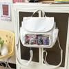 Bolso de mano multiusos mochila para estudiantes capa transparente bolsa linda y rica para el dolor clase de niña tutorial bolso cruzado