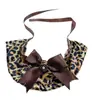 Bandana de moda con estampado de leopardo para mascotas, adecuada para gatos y perros en todas las estaciones, disfraz de Halloween hecho a medida