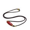 Pulsera de Cuerda Hecha a Mano de Cinabrio Natural Cadena para Clavícula con Cuenta Dzi de Nueve Ojos Collar con Colgante de Arena Dorada Púrpura de Alto Contenido para Mujeres