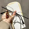 Armação Ultraleve Novos Óculos Miopia Gatinho para Mulheres, Podem Ser Equipados com Lentes Planas Anti-Luz Azul de Grau, Armação Oval de Alta Qualidade