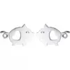 Aretes de Moda Estilo Coreano Estilo Fresco Aretes de Cerdito Dibujados con Alambre Pequeños Huecos Lindos Joyería Dulces Aretes de Animales para Mujer