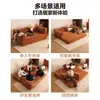 Sofá Dobrável Sala de Estar Simples Apartamento Pequeno Quarto de Aluguel Pessoa Solteira/Dupla Conjunto de Sofá Reclinável Montagem Sofá-Cama Móvel de Uso Duplo
