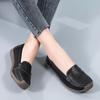 Zapatos de Mujer de Talla Grande Transfronterizos 35-44 Zapatos para Madres Suela de Res Zapatos Perezosos de Caña Baja Zapatos de Enfermera Zapatos Cómodos para Mujer Doudou