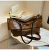 Nova Bolsa Tote Grande Tendência da Moda Coreana e Japonesa para Mulheres Versátil para o Dia a Dia Trabalho Bolsa Transversal Dobrável Bolsa de Orelha