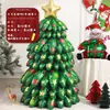Balões de Decoração de Cena de Natal 2026 Árvore de Natal 3D Decorações de Atmosfera Decorações de Janela de Jardim de Infância e Shopping