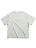 Camiseta de Manga Corta con Cuello Redondo y Estampado Inglés Estilo Americano de Algodón Puro Disfrazada Nanxia para Mujer Verano Nuevo Blanca Holgada y Versátil