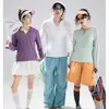 Estilo Nuevo de Verano Seda de Hielo Cálida Ultra Delgada Sin Costuras Ropa con Protección Solar Chaqueta de Ciclismo Chaqueta de Pareja Desmontable Personalización Grupal Lo