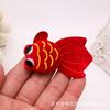 Accesorios de Tela Rellenos de Algodón Serie Roja China de Año Nuevo Muñeco Broche de Dibujos Animados Accesorios Estéreo Calcetines de Bebé Decoraciones