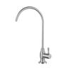 Grifo de limpieza de cocina de acero inoxidable 304 tipo calabaza 2 puntos conexión rápida cuello de cisne purificador de agua boquilla de agua potable directa grifo solo frío