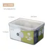 Lonchera rectangular de plástico de grado alimenticio, apta para microondas, portátil, adecuada para llevar snacks y frutas sobre la marcha