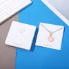 Popular Tarjeta de Empaque para Joyería de Collar y Pulsera con Cara Sonriente Tarjeta de Exhibición para Joyería