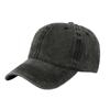 Gorra de béisbol de algodón lavado suave de gran venta transfronteriza, con logo bordado imprimible y diseño de mezclilla vintage.