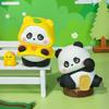 Pequeño Adorno de Escritorio Panda Caja Ciega Feliz Adorno Decorativo Creativo para Oficina Lindo Regalo de Cumpleaños